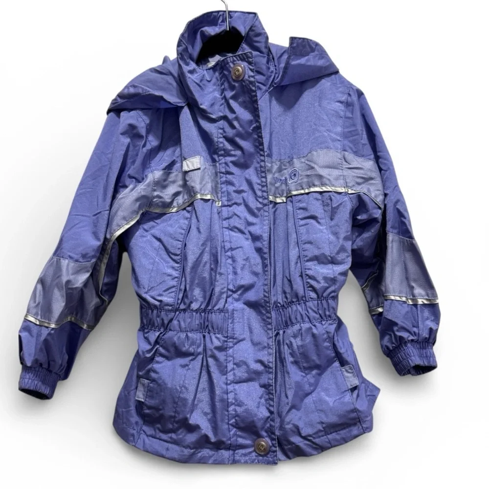 OshKosh B'gosh Kids blue Raincoat with hoodie size 4